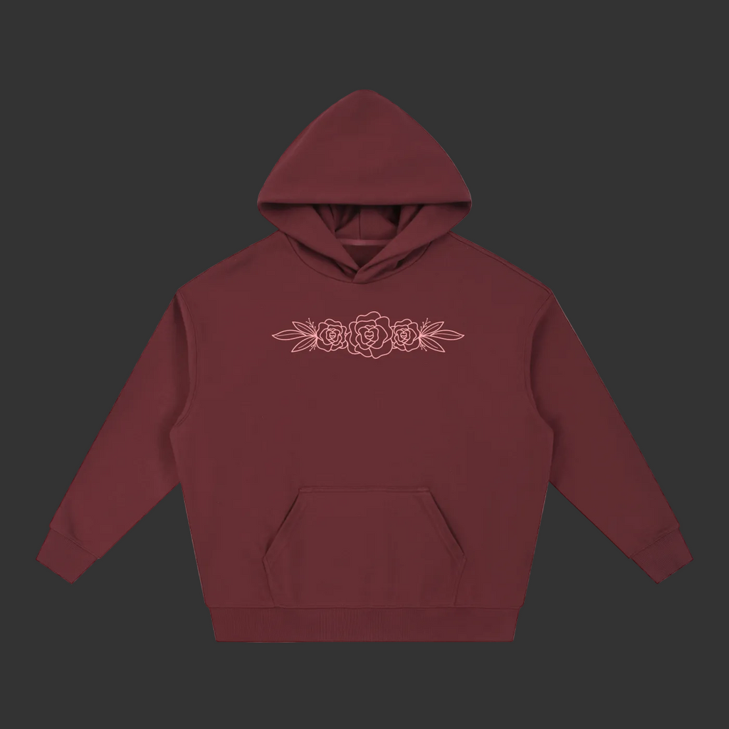 Heavyweight Elegant Rose Hoodie