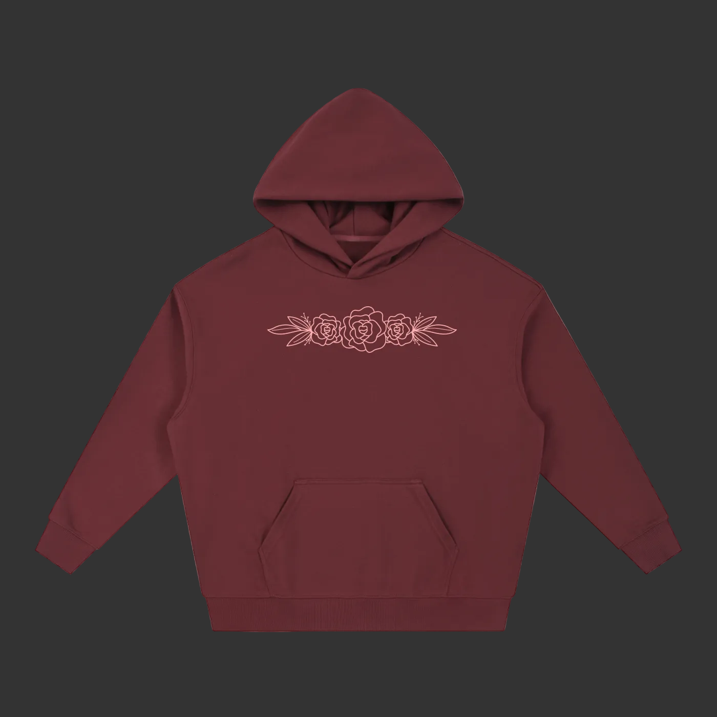 Heavyweight Elegant Rose Hoodie
