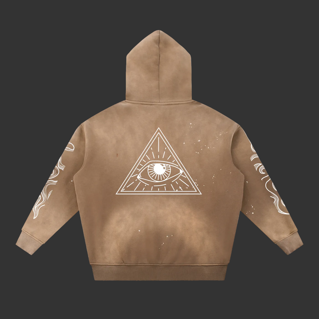 Smoked Out Washed Fleece Hoodie