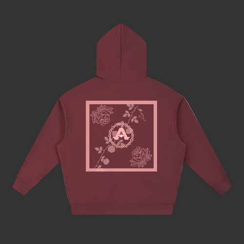 Heavyweight Elegant Rose Hoodie