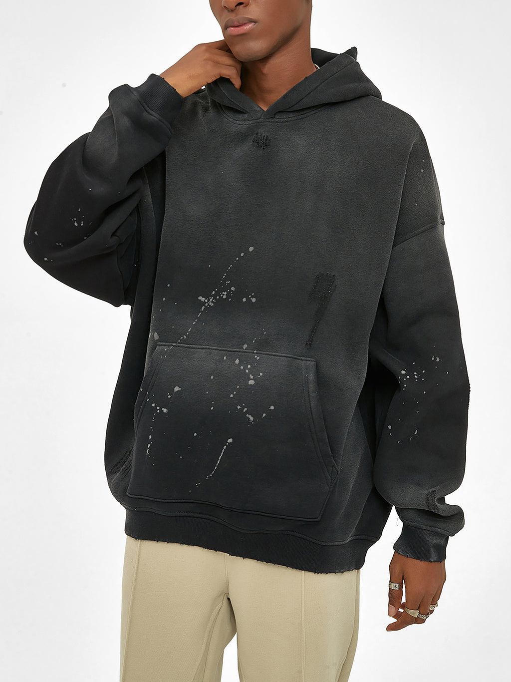 Smoked Out Washed Fleece Hoodie